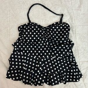 Polka Dot Tankini Top